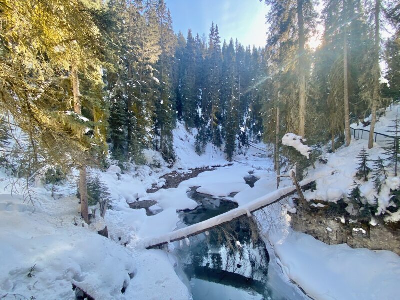 Johnston Canyon, Alberta, Canada. Image © PlanetSKI